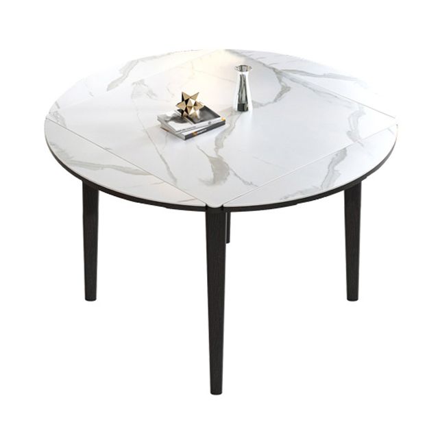 Contemporary Style 46'' Dining Table Stone Round Dining Room Collection for Indoor