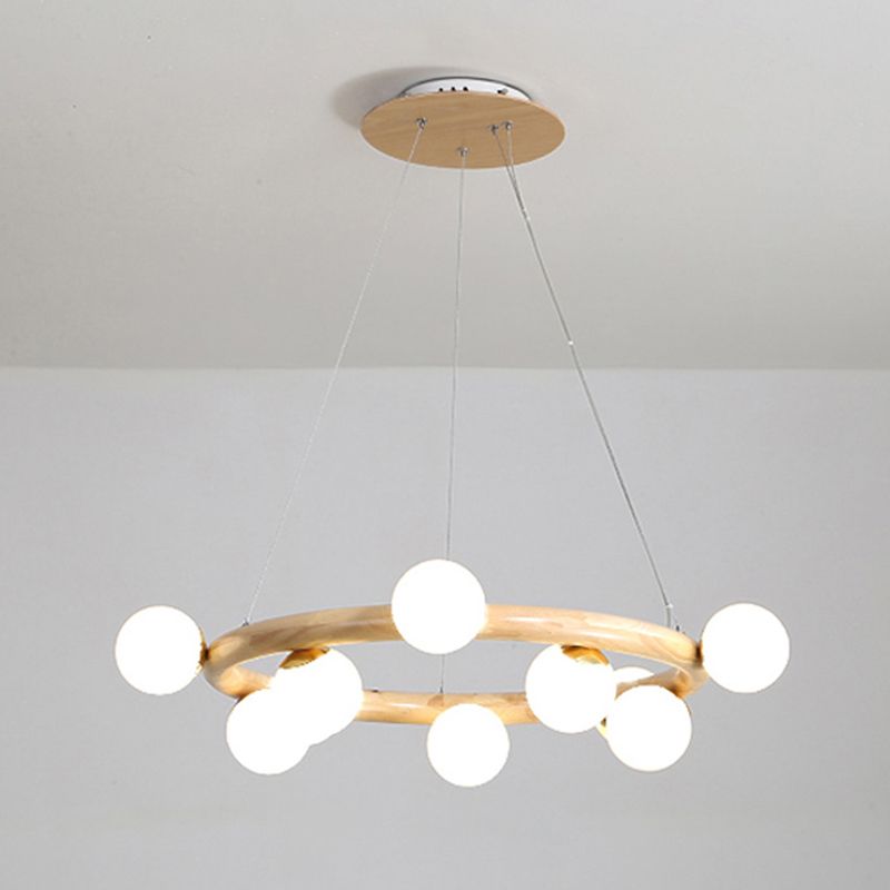 Wagon Wheel Chandelier Light Fixtures Modern Multi-Head Hanging Pendant Lamps for Living Room