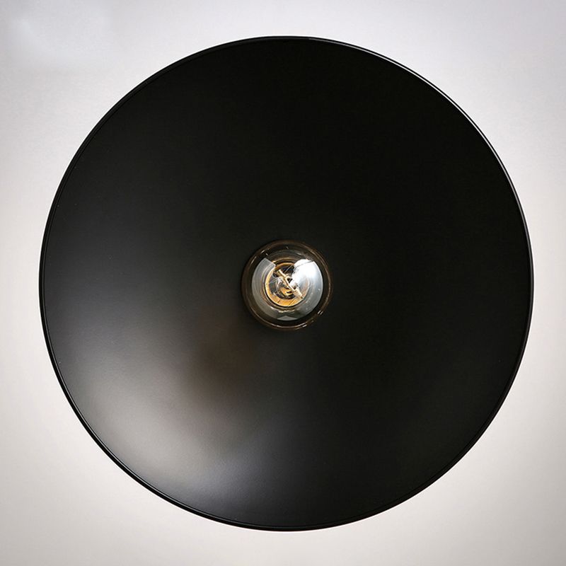 1 Copertura in pentola leggera a sospensione in stile industriale Metal Appeding Illuminazione per soggiorno