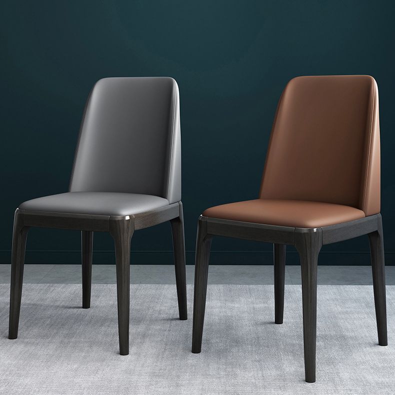 Ensemble de chaises en bois pour salle à manger et cuisine scandinave Glam, ensemble de chaises d'appoint à dossier solide