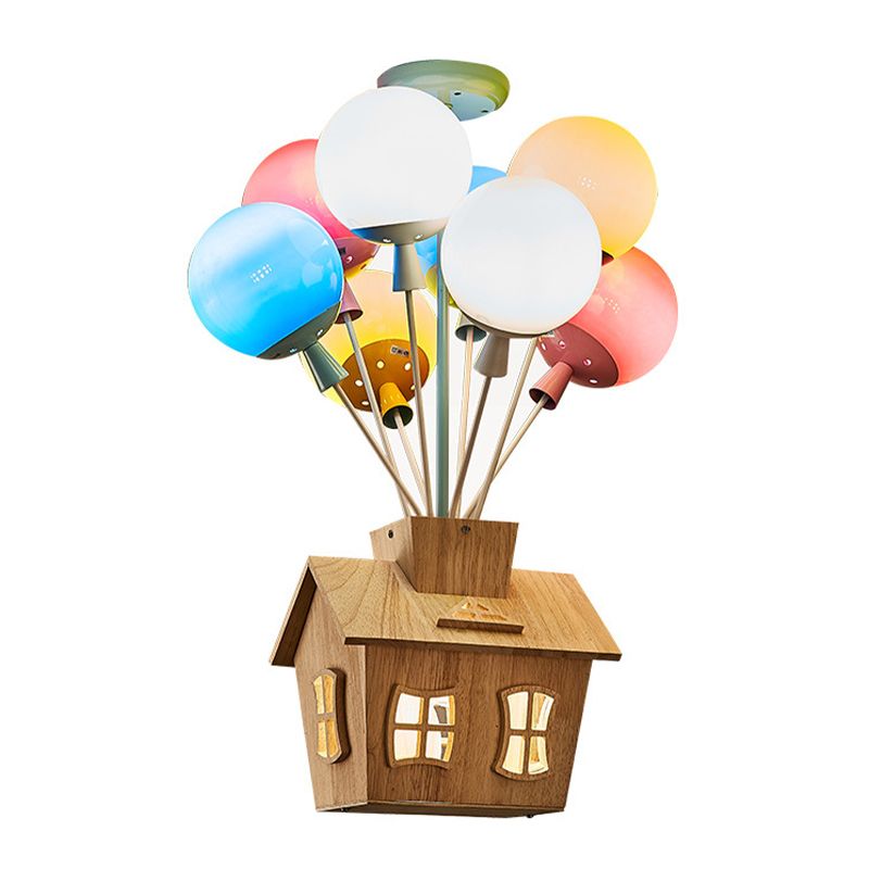 Kleurrijke metalen plafondlamp creatieve ballon moderne semi-inbouwlamp voor kinderkamer
