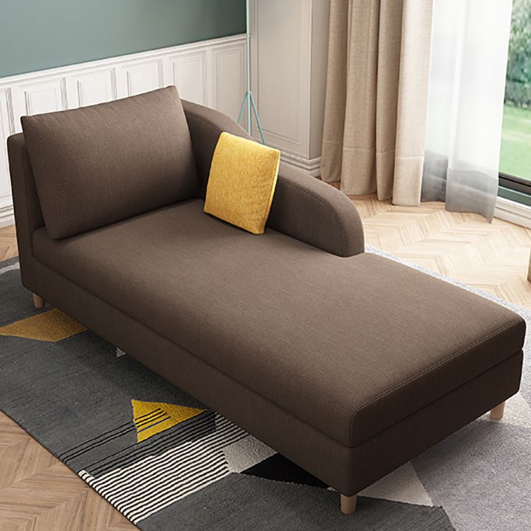 Scandinavian Chaise Lounge Chair One Armed Chaise for Living Room