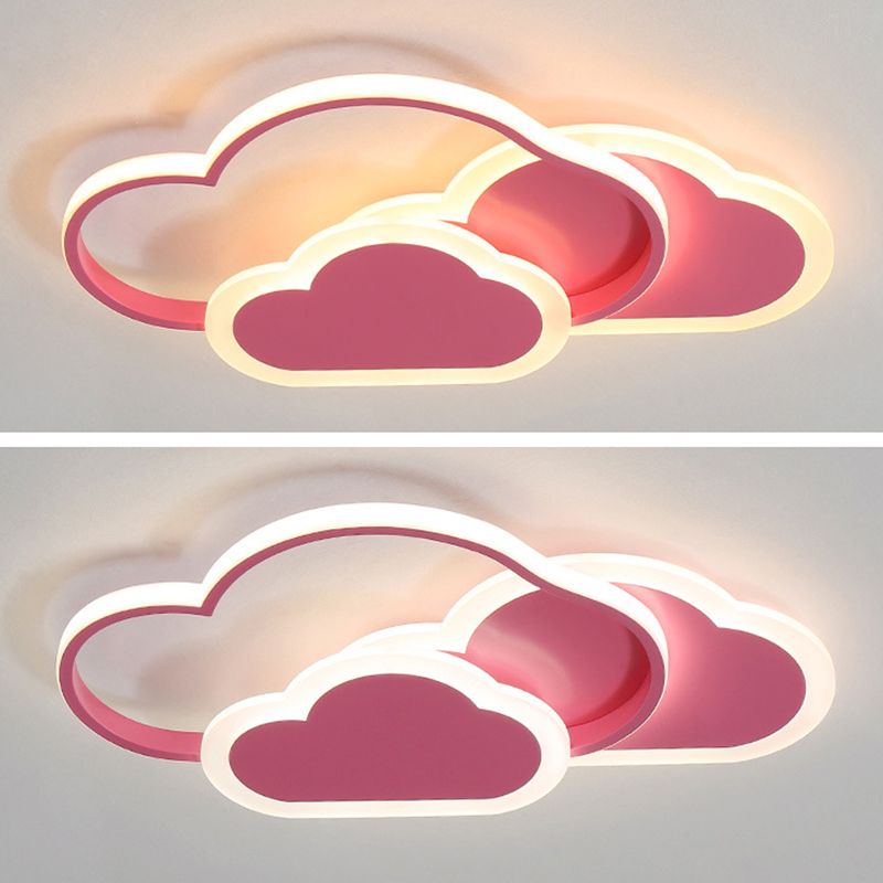Einfache Art LED in der Nähe der Deckenleuchte Cloud Deckenbefestigte Licht mit Metallschirm