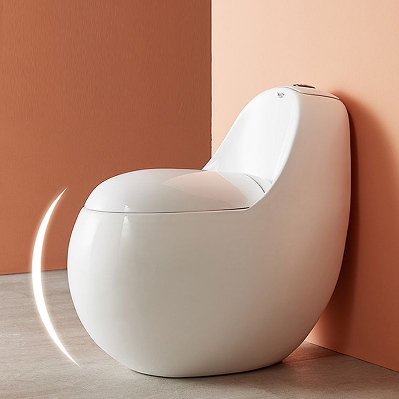 Contemporary Toilet Bowl One Piece Skirted Urine Toilet with Seat