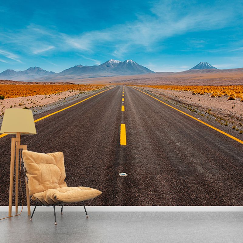 Modern Style Mural Wallpaper Highway Photography Indoor Wall Mural