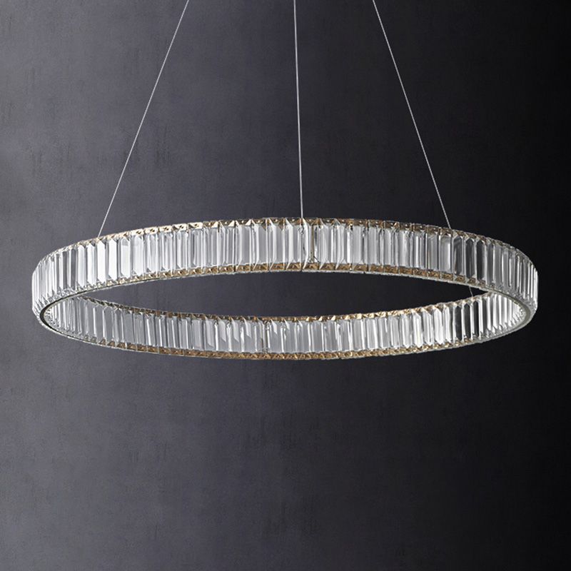 Luci d'isola orbicolare Crystal Contemporary Simplicity Fissature di illuminazione a sospensione per il ristorante