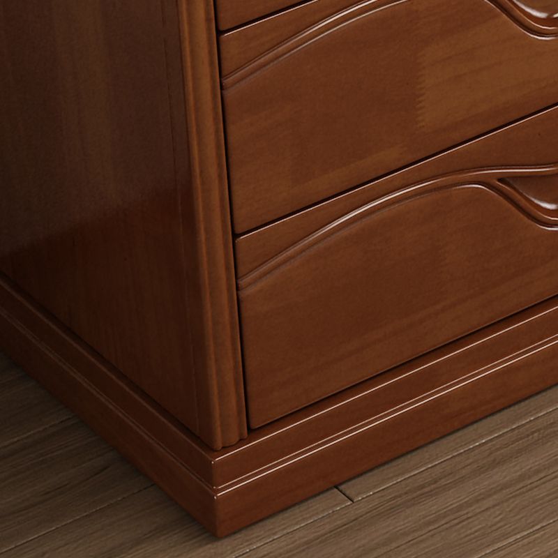 Traditional Storage Chest Dresser Solid Wood Storage Chest with 3/4/5 Drawers