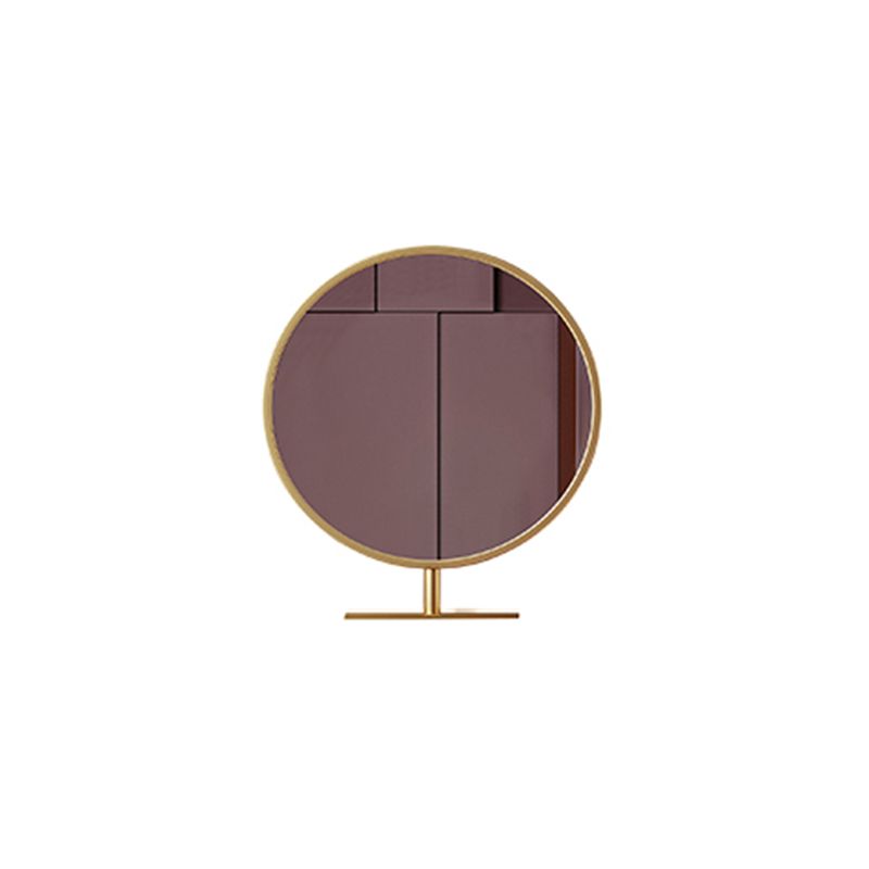 Solid Wood Glass Top Vanity Table Set with Stool & Mirror 25.59" W 3-Drawer Makeup Counter