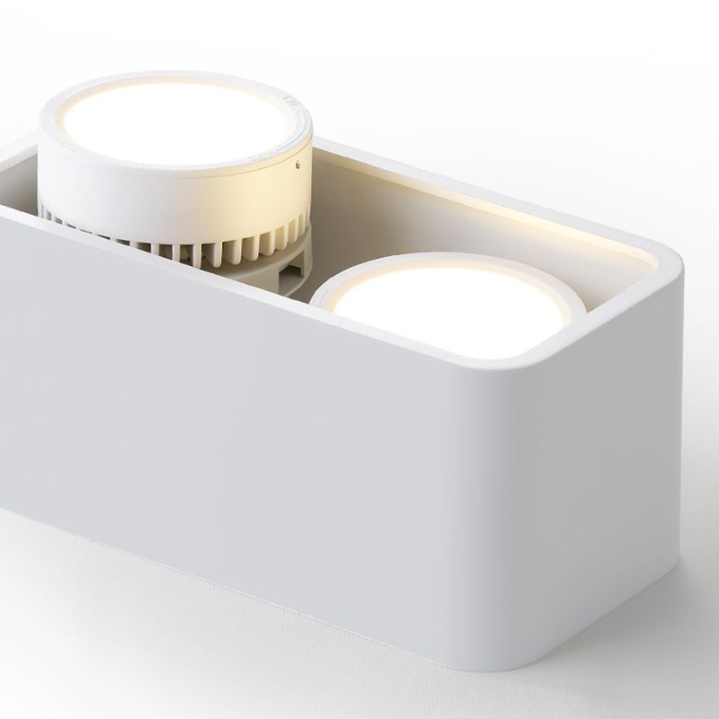 Modern Simple Style Aluminum Ceiling Light Metal Shade Geometry Ceiling Lamp for Bedroom