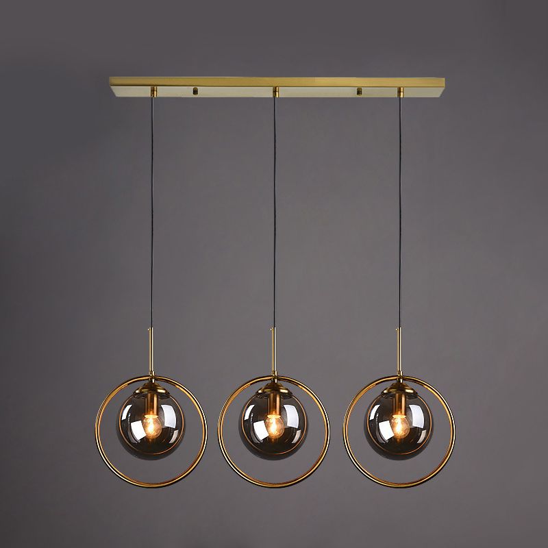 Sphère kit de lumière en verre transparent