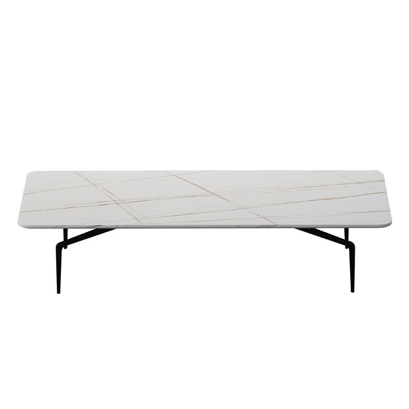 Modern Style Cocktail Table Rock Slate Top Rectangular & Oval Coffee Table