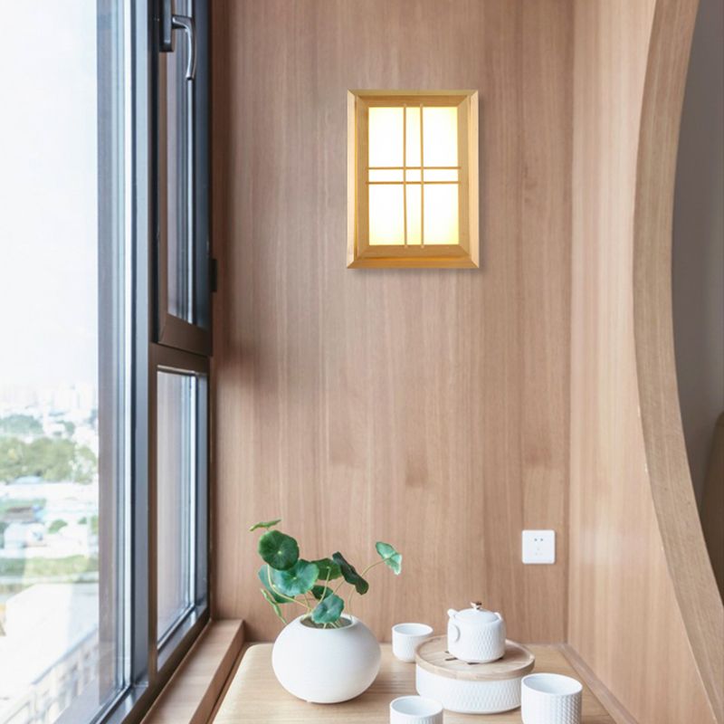 Géométrie murale murale en bois Forme de géométrie moderne LED Mur de la LED Lumière pour le salon