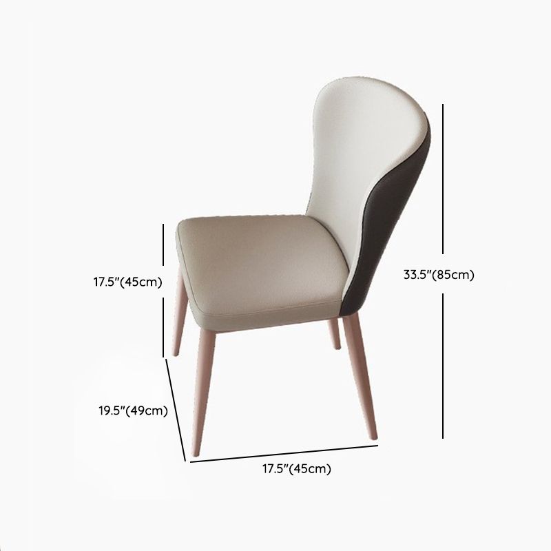 Glam Dinette Set for Home 1/4/5/7 Pieces Glossy White Dining Table Set