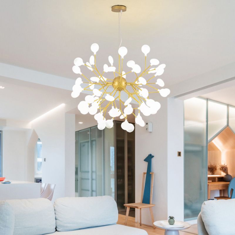 Luz de suspensión de metal de techo de luces de luciérculos simples contemporáneos para dormitorio