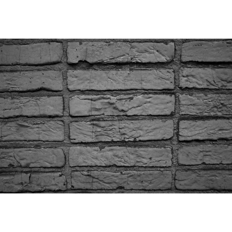 Dark Brick Background Removable Wall Mural for Sitting Room, Moisture Resistant