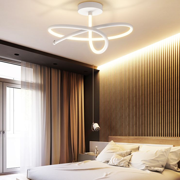 Nuevo Luces de techo LED lineales de estilo moderno, lámpara de montaje empotrado