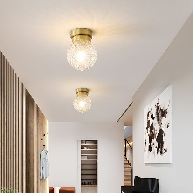 Luci a soffitto a testa singola Semplicità Illuminazione a soffitto da incasso