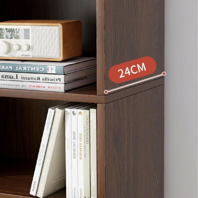 9.45" W Modern Book Shelf Engineered Wood Home Shelf Bookcase