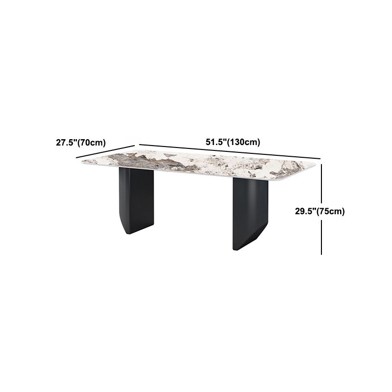 Modern 1/5/6/7 Pieces Dining Set Rectangle Stone Dining Table for Dining Room