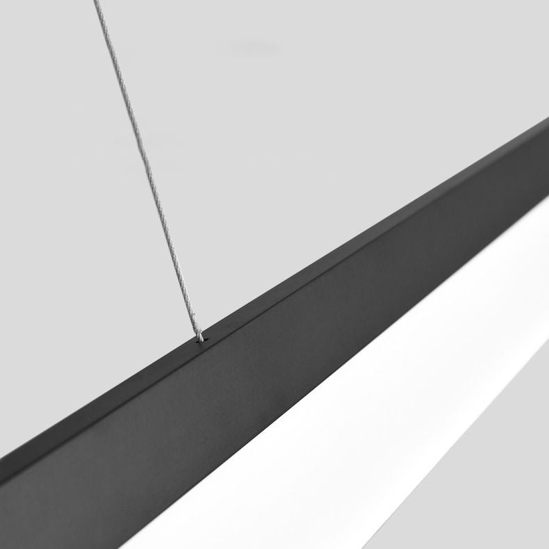 Linear Island Chandelier Lights Simplicity Acrylic Chandelier Lighting Fixtures for Office