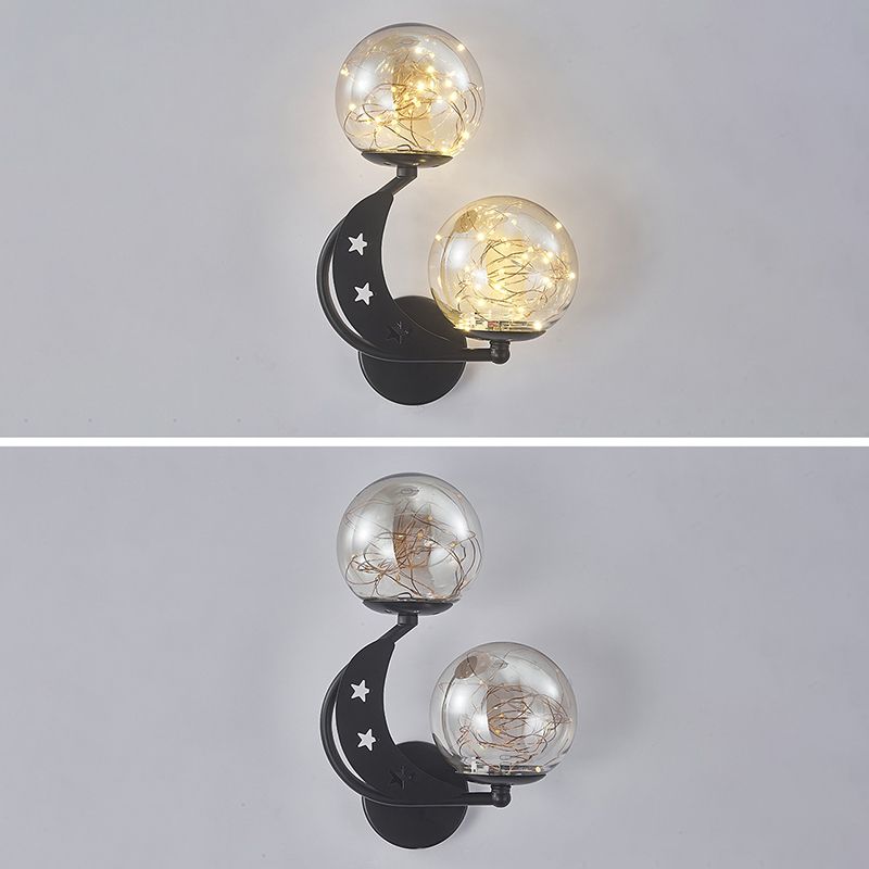 2 su luci a 2 luci SCONCE SPHERICA SCONCI