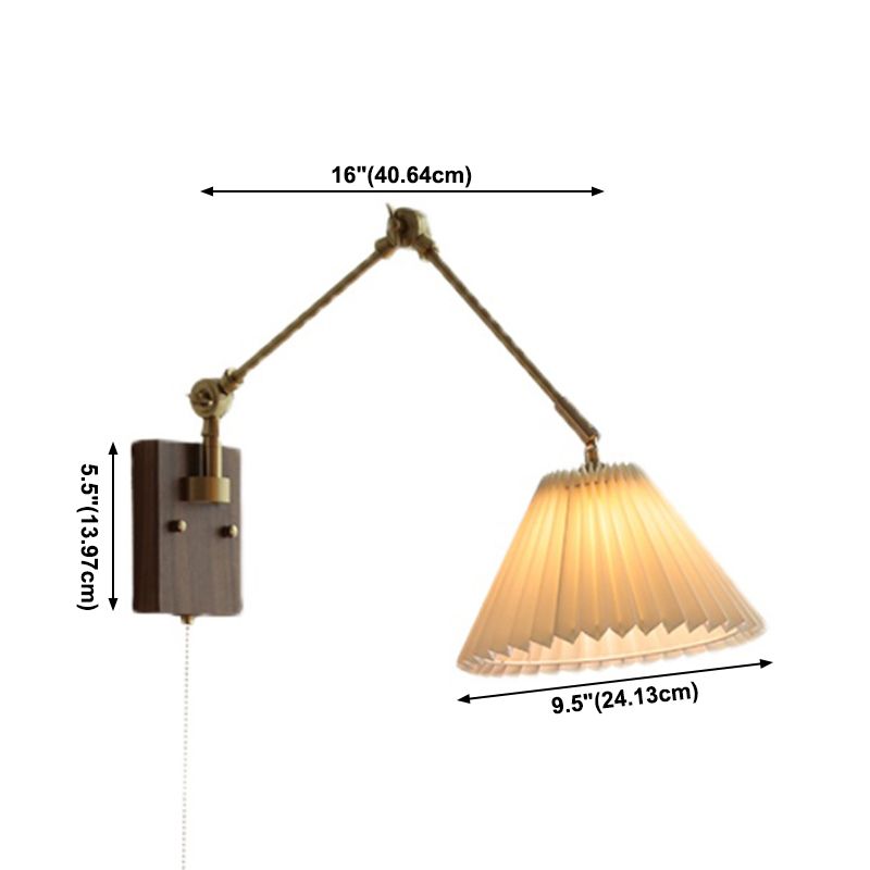 Moderne verstellbare Arme Wandlampe Metall 1 Leichte Wandmontagelampen