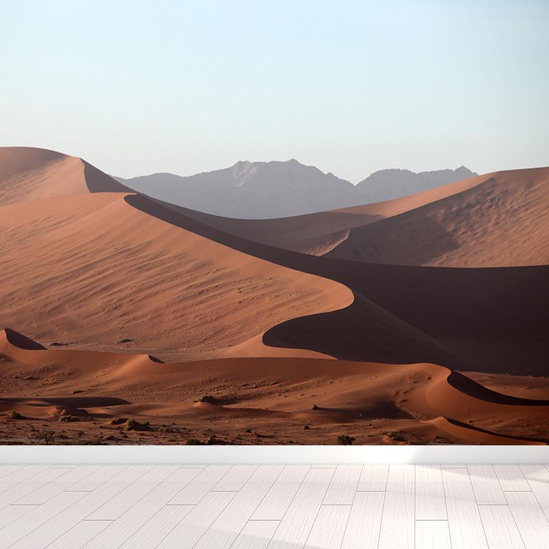 Big Desert Mural Wallpaper Moisture Resistant Modern Bedroom Wall Covering