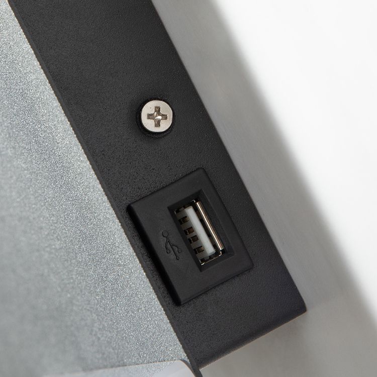 Forma geométrica de lectura de metal luz de pared estilo moderno 2 luces de montaje de pared lámpara de luz