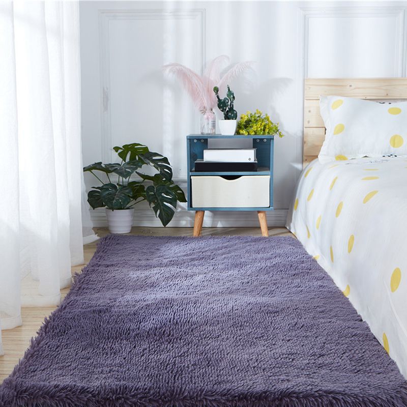 Eenvoud slaapkamer vloerkleed veelkleurig gewone vloerkleed ruige huisdiervriendelijke anti-slip vacuümreinigingskleed