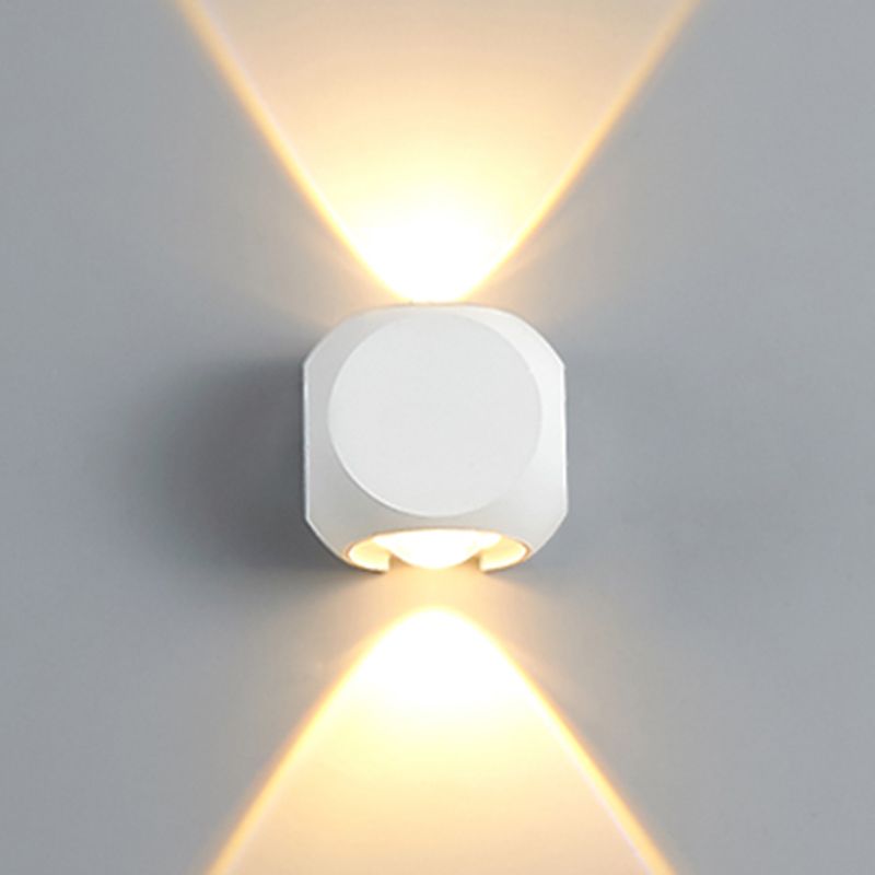 Luz de múltiples luces de metal luz de pared moderna de forma redonda de montaje de pared de pared