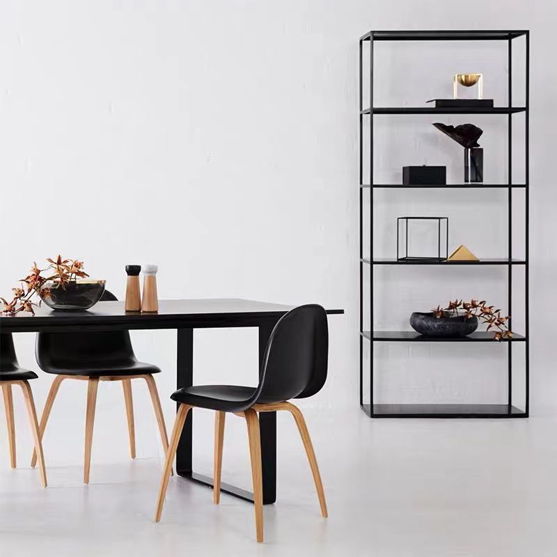 Libreria etagere in metallo aperto libreria contemporanea con ripiani