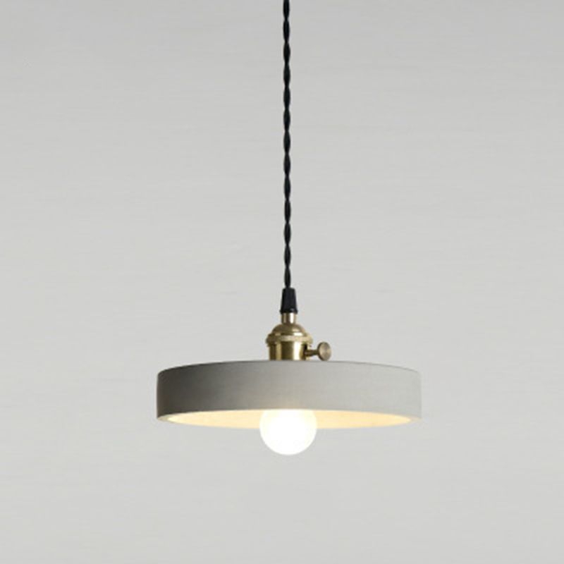 Luce a soffitto a sospensione geometrica Stile minimalista in stile Grigio Apco sospeso Luce a sospensione