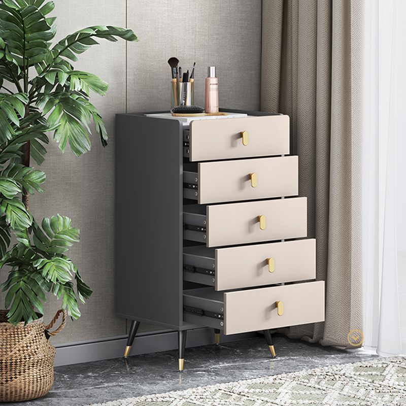 13.65-inch Width Dresser Glam Storage Chest with 4/5 Drawers