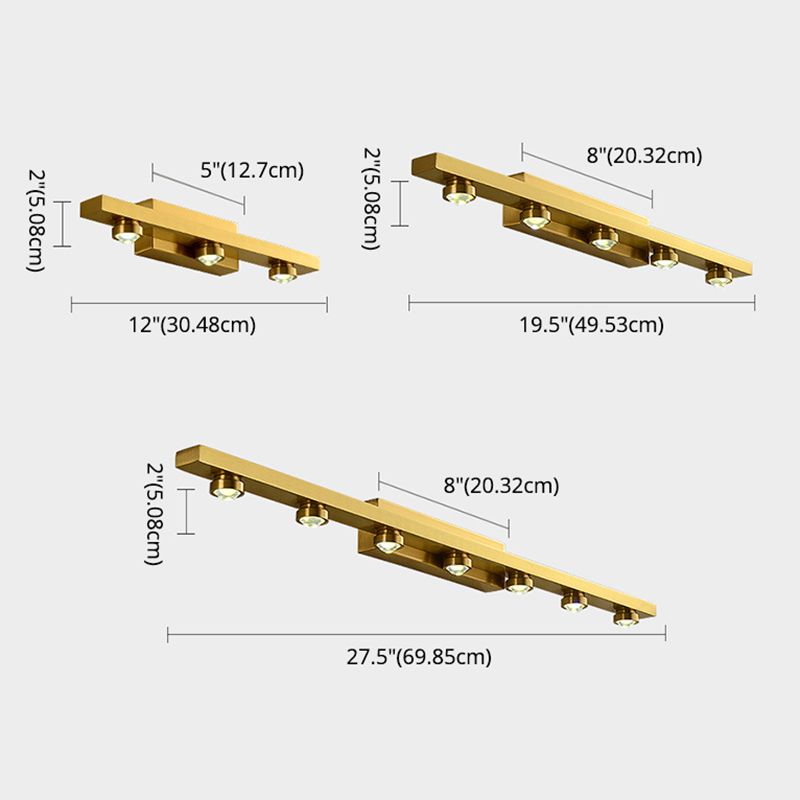 Modern Minimalist Style Bar Vanity Wall Light Fixtures Metal Vanity Lights for Toilet