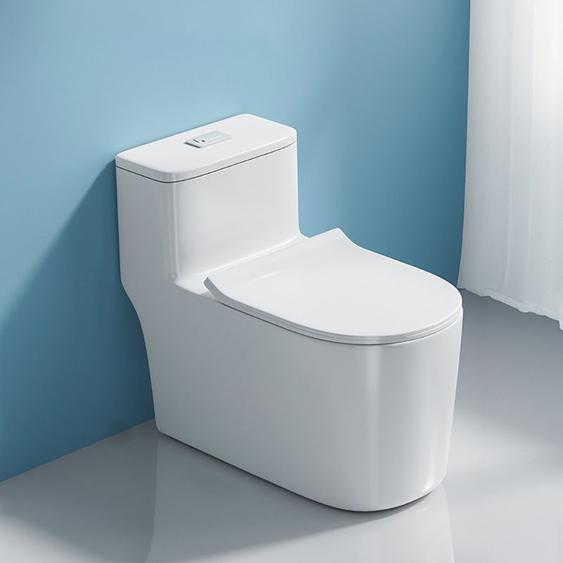 Modern 1-Piece Toilet Bowl Floor Mounted White Urine Toilet for Bathroom