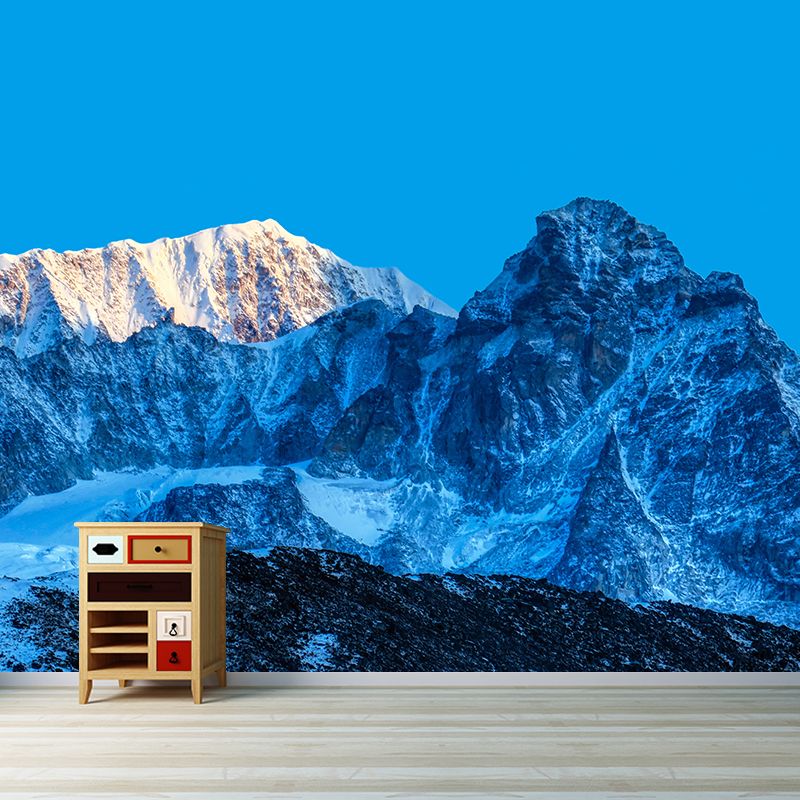 Himalayas View Mural Wallpaper Moisture Resistant Wall Art for Guest Room Decor