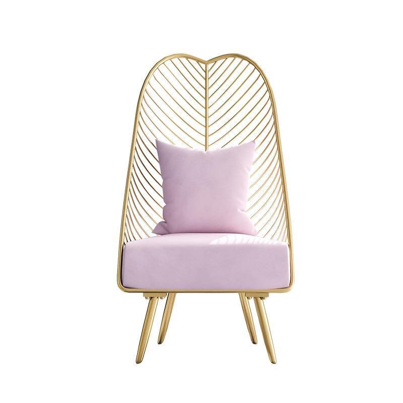 Upholstered Lounge Chair with Pillow Armless Include Chair with Cushion