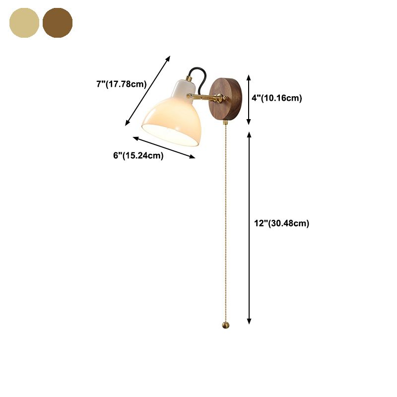 Dome Shape Sconce Light Fixture Modern Style Wall Sconce Lighting for Living Room