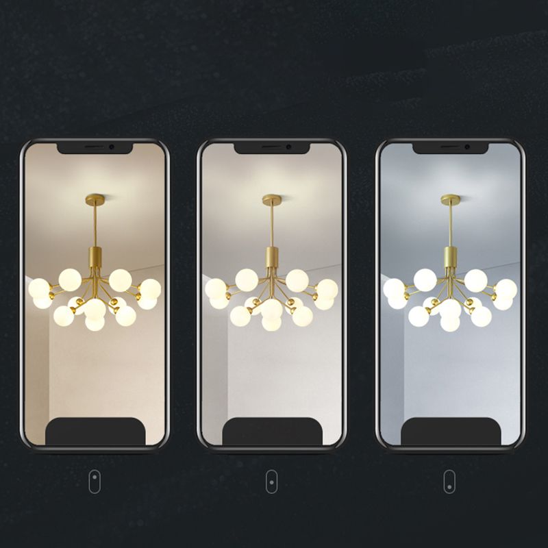 Minimalist Bubble Chandelier Pendant Light Glass Living Room Chandelier Light Fixture