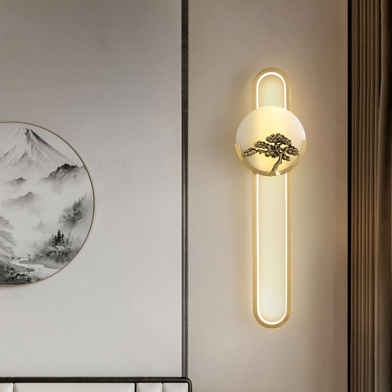 Luminaire mural en marbre moderne applique de lumière murale pour le salon