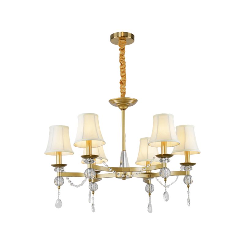 LAMPE SUSPENSION CRISTAL CRISTAUX ÉLEVÉE CHANDELIER PRENDANT TRADITIONNELLE 6/8