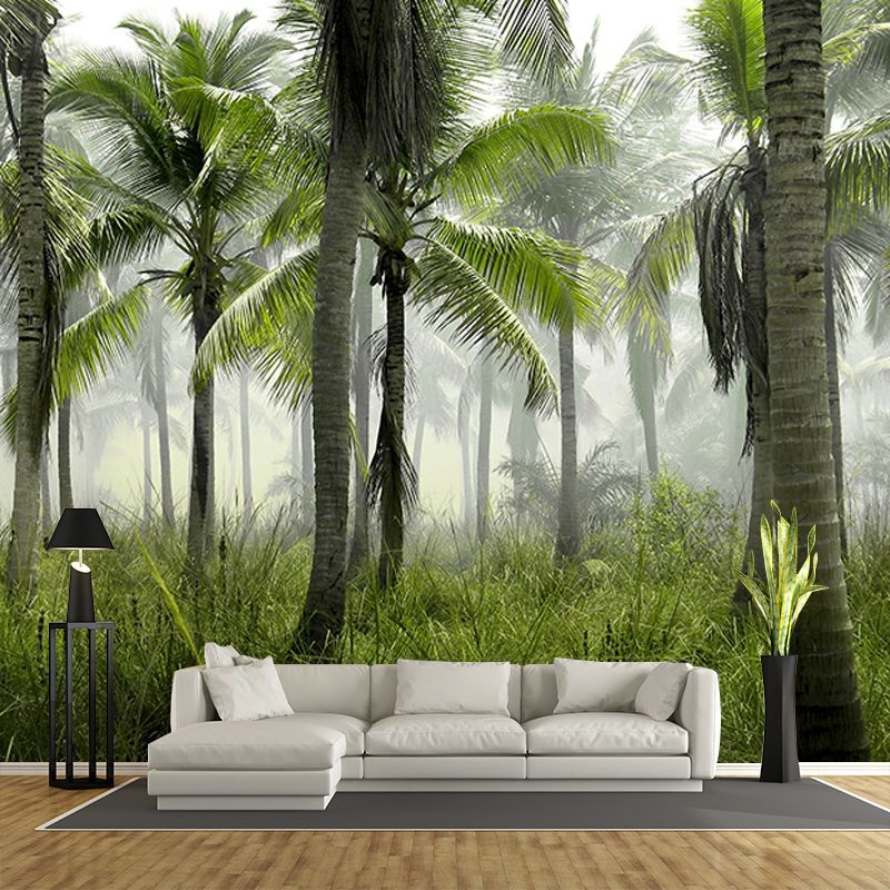 Environment Friendly Wall Mural Wallpaper Tropical Scenery Sitting Room Wall Mural