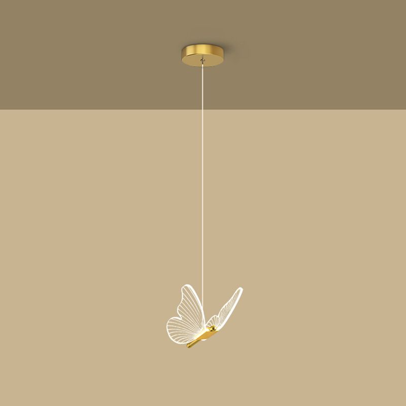 LED Butterfly Schatten Anhänger Kronleuchter nordisch Luxusstil Schmetterlingsleuchte für Wohnzimmer