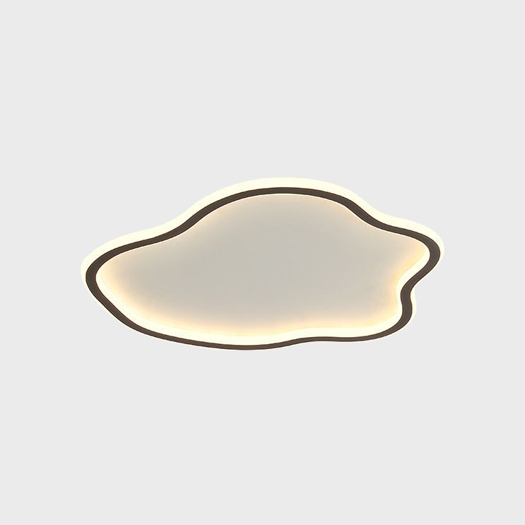 Moderne minimalistische Cloud LED inbouw smeedijzeren plafondarmatuur met acryl kap