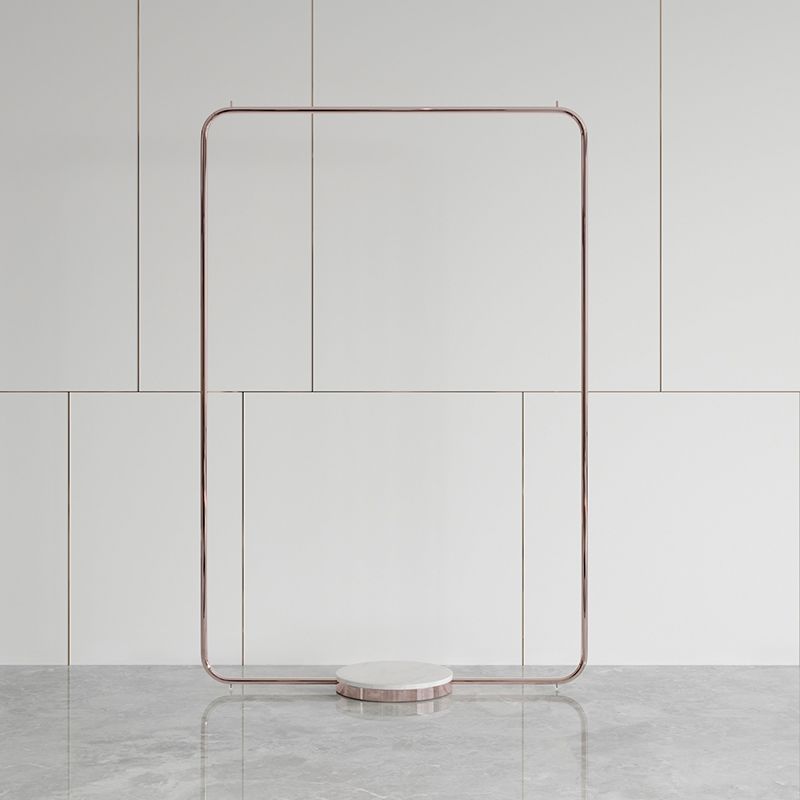 Leisure Metal Hall Tree Solid Color Stainless Steel Coat Rack