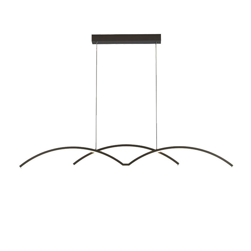 Modernism Kitchen Island Lighting LED Golden/Black Ceiling Light for Home