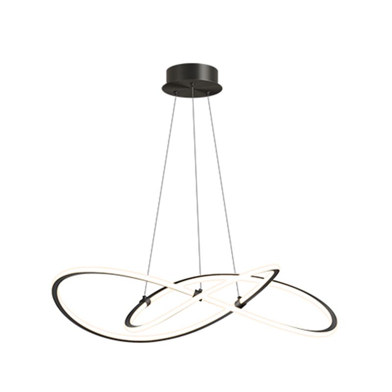 Minimalist 1 - Light Kitchen Island Lighting Aluminum Linear Ceiling Pendant Fixture