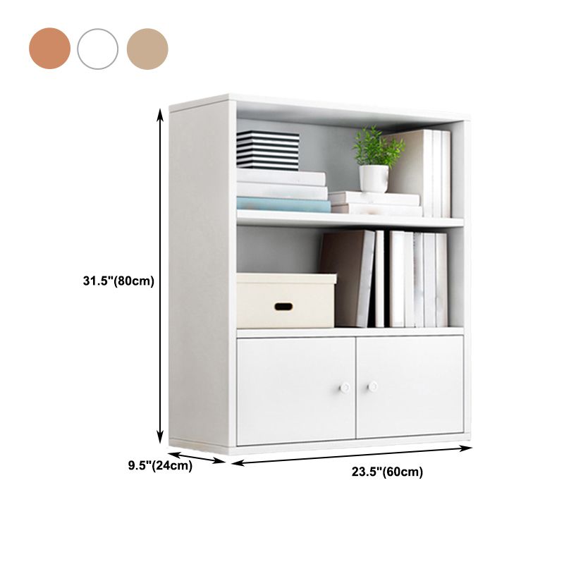 Wooden Bookcase Modern Style Home Office Standard Book Shelf