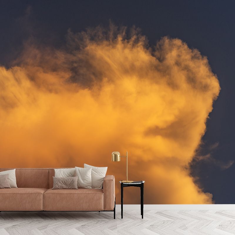 Sky View Moisture Resistant Wall Covering for Bedroom, Custom Size Available