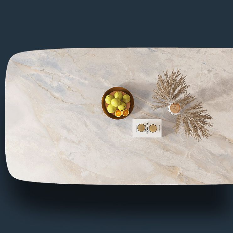 Sintered Stone Top Luxurious Dining Set Rectangle 1/2/4/5/7/9 Pieces Dining Room Table Set